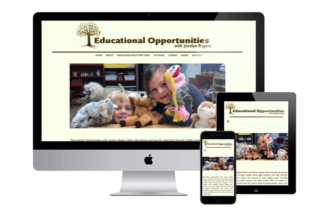 mockup educational opportunities